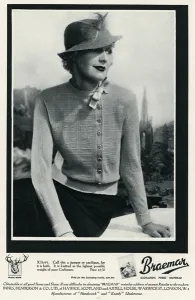 Wool Prints: Advert for Braemar Scotlands finest knitwear 1935