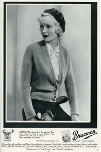 Wool Prints: Advert for Braemar Scotlands finest knitwear 1935
