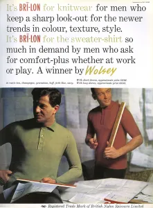Sweater Prints: Advertisement for Bri-Lon Knitwear by Wolsey