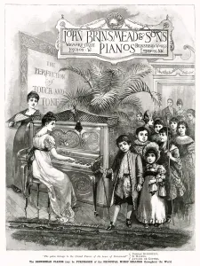 Playing Prints: Advert for Brinsmead Pianos 1899