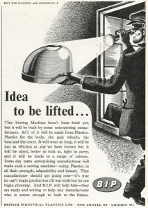Ground Breaking Prints: Advert for British Industrial Plastic Limited 1942