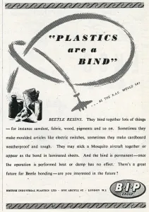 Ground Breaking Prints: Advert for British Industrial Plastic Limited 1944