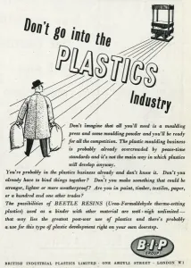 : Advert for British Industrial Plastic Limited 1944