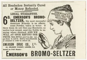 Medicines Prints: Advert / Bromo-Seltzer