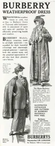 Full Prints: Advert for Burberry motor-coat 1913