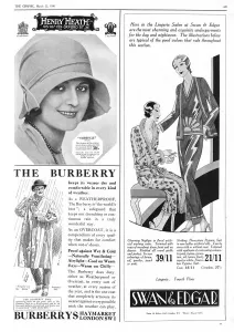 Advertisements Prints: Advertisement for the Burberry weatherproof overcoat. Date: 1930