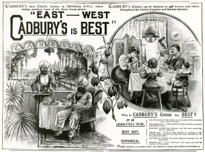 Table Prints: Advert for Cadburys Cocoa drink 1897