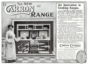 Standing Prints: Advert for Carron Company - Cooking Range 1910