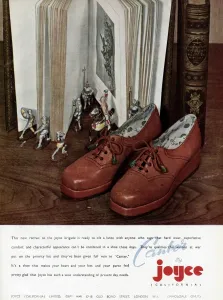 Joyce Prints: Advert for Carter by Joyce California shoes 1942
