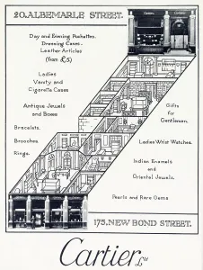 Store Prints: Advert for Cartier Ltd, London, jewellers