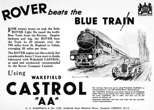15th Prints: Advertisement for Castrol oil