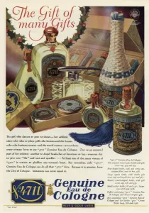 Gift Prints: Advert for Christmas gift 4711 Eau de Cologne
