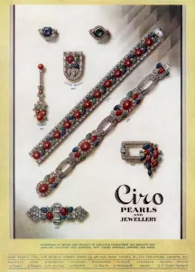Regent Prints: Advert for Ciro jewellery 1930