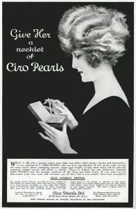 Opening Prints: Advert for Ciro pearls 1922