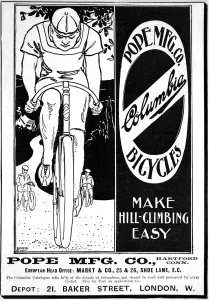 Columbia Prints: Advertisement for Columbia Bicycles, 1897
