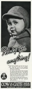 Feeding Prints: Advert for Cow & Gate formula milk food 1942
