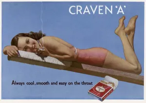 Cigarette Prints: Advert for Craven Cigarettes