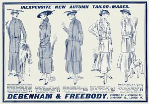 Loose Prints: Advert for Debenham & Freebody autumn tailor mades 1915