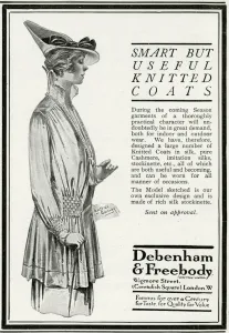 Loose Prints: Advert for Debenham & Freebody coats 1916