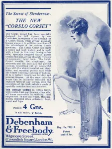 Bones Prints: Advert for Debenham & Freebody womens lingerie 1927