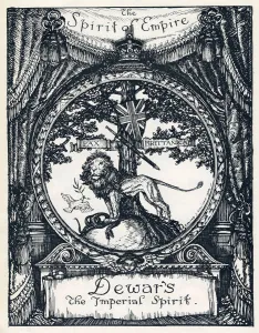 Alcohol Prints: Advert for Dewars Whisky 1924