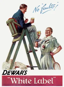 Dewars Prints: Advert for Dewars White Label Scotch Whisky