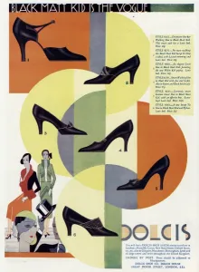 Dolcis Prints: Advert for Dolcis shoes 1931