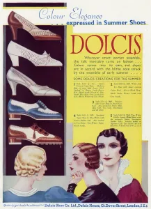 : Advert for Dolcis shoes 1933
