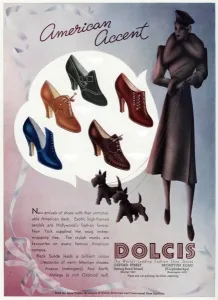 Heel Prints: Advert for Dolcis shoes 1937