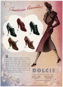 Heel Prints: Advert for Dolcis shoes 1937