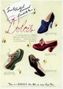 Heel Prints: Advert for Dolcis shoes 1942