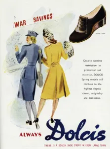 Shoes Prints: Advert for Dolcis shoes 1943