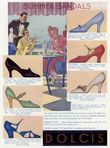 Dolcis Prints: Advert for Dolcis shoes
