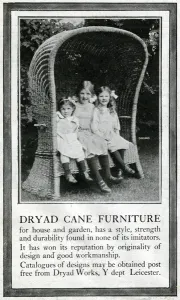 Leicester Prints: Advertisement, Dryad Cane Furniture