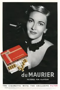 Packet Prints: Advertisement for Du Maurier cigarettes