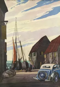 Huts Prints: Advert / Dunlop Tyres 1935