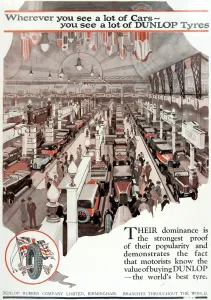13th Prints: Advertisement for Dunlop tyres