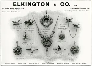Gift Prints: Advert for Elkington & Co Edwardian jewellery 1906