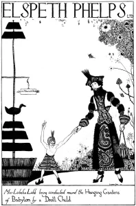 Elspeth Prints: Advertisement for Elspeth Phelps, 1920s fashion