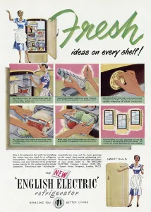 Goods Prints: Advert for English Electric fridge 1951
