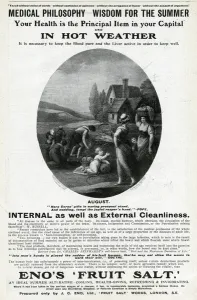 Fruit Prints: Advertisement for Enos Fruit Salt