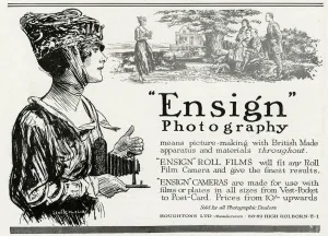 Photography Prints: Advert for Ensign camera 1918