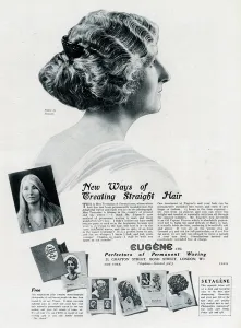 Salon Prints: Advert for Eugene hair treatment 1923