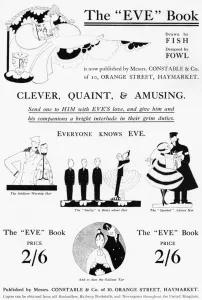 Columnist Prints: Advertisement for The Eve Book, 1916