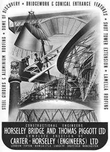 Discovery Prints: Advert for Festival of Britain constructional engineers