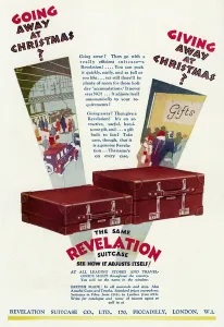 Plated Prints: Advert fo Revelation suitcases 1938
