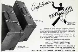 Luggage Prints: Advert fo Revelation suitcases 1939