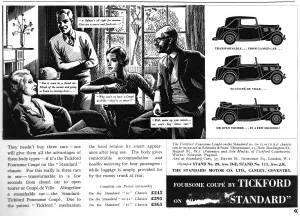 13th Prints: Advertisement for Foursome Coupe car