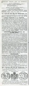 Medal Prints: Advertisement, Furniture and Fine Art Depositories