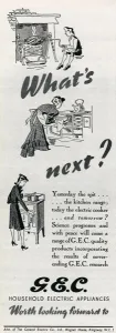 July Prints: Advert for The General Electric Company 1942
